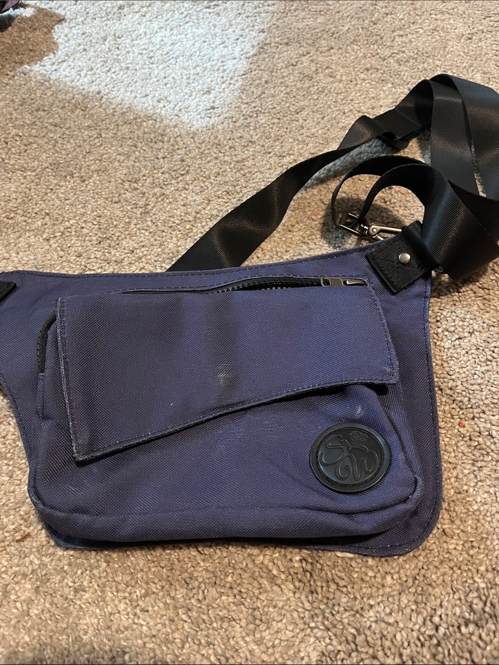 Sipsey Wilder Navy Crossbody Sling Bag